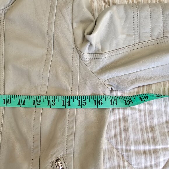 Rudsak 'Tisha' Women's Leather Jacket, Stone Color, Size XS - Picture 12 of 16